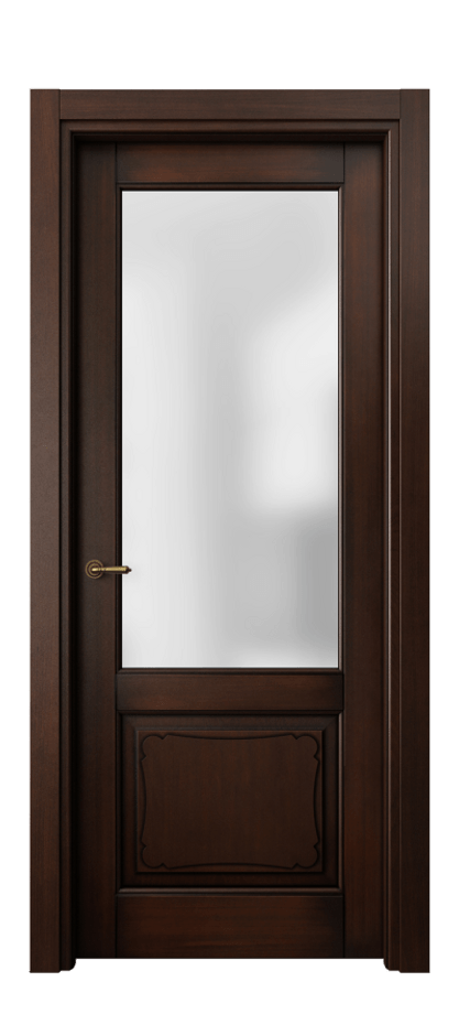 Межкомнатная дверь Toscana Elegante 6322 Бук тёмный с патиной Сатинированное стекло. Цена 107099 #CURRENCY# | Volhovec