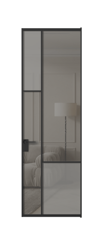 Дверь межкомнатная Mosaic АЛПЛ041.13 Алюминий Черный Сатинированное серое стекло, триплекс, 6 мм + Прозрачное серое стекло, триплекс Без короба чер Цена 160070 Стоимость комплекта двери включает:
1. Полотно (600/650/700/750/800/850/900/950*2000-2400 мм).
2. Короб
3. Комплект фурнитуры (2 торцевые петли и магнитный замок с ответной планкой). Фабрика дверей Волховец 8 (800) 551 43 19 Межкомнатная дверь Mosaic АЛПЛ041.13 Алюминий Черный Сатинированное серое стекло, триплекс, 6 мм + Прозрачное серое стекло, триплекс Цена 160070 ₽ | Volhovec