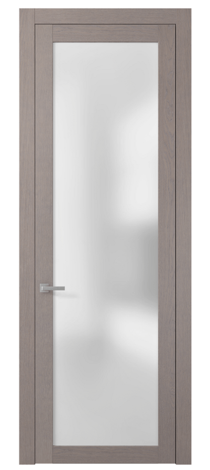 Межкомнатная дверь Planum 2102 Дуб дымчатый Сатинированное стекло. Цена 61899 #CURRENCY# | Volhovec