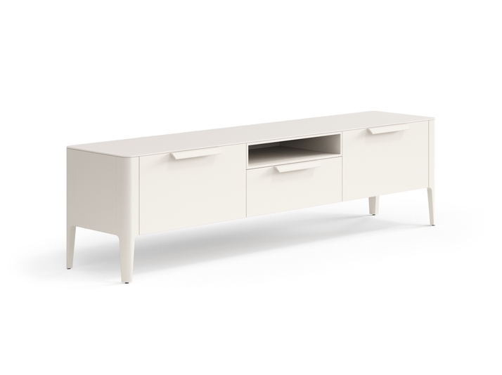 Мебель ТВ тумба Piega. Цвет Матовый облачно-серый. Материал Гладкая эмаль. Коллекция ТВ тумба Piega. Фото. Мебель ТВ тумба Piega. Цвет Матовый облачно-серый. Материал Гладкая эмаль. Коллекция ТВ тумба Piega. Картинка.